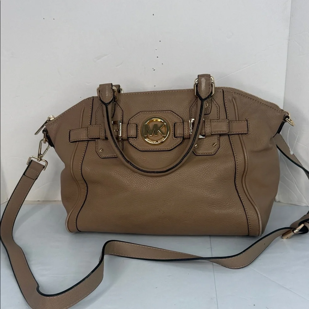 Michael Kors Brown Leather Satchel